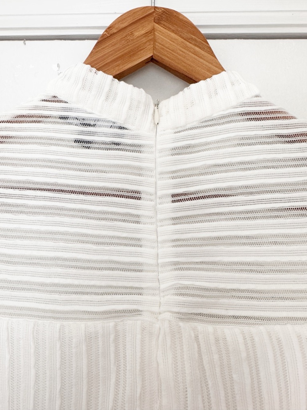 Lulus For Always White Ruffled Long Sleeve Dress L - Picture 11 of 12